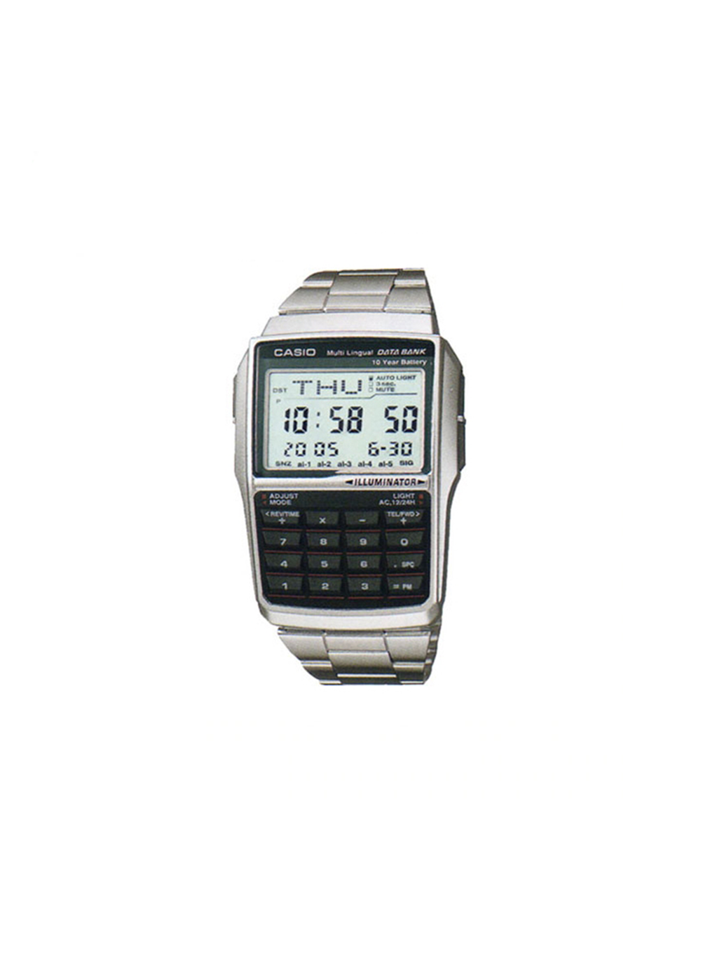 Retro Stainless Electronic wristwatch
