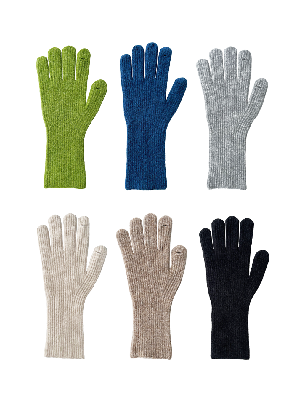 TAB TOUCH KNIT GLOVES (6COLOR)