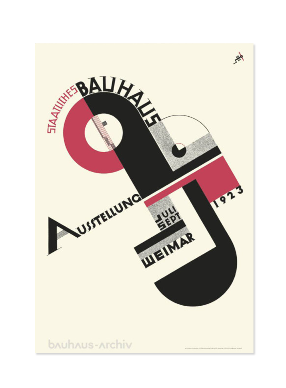 (-30%) Joost schmidt - poster for the bauhaus exhibition (A1)