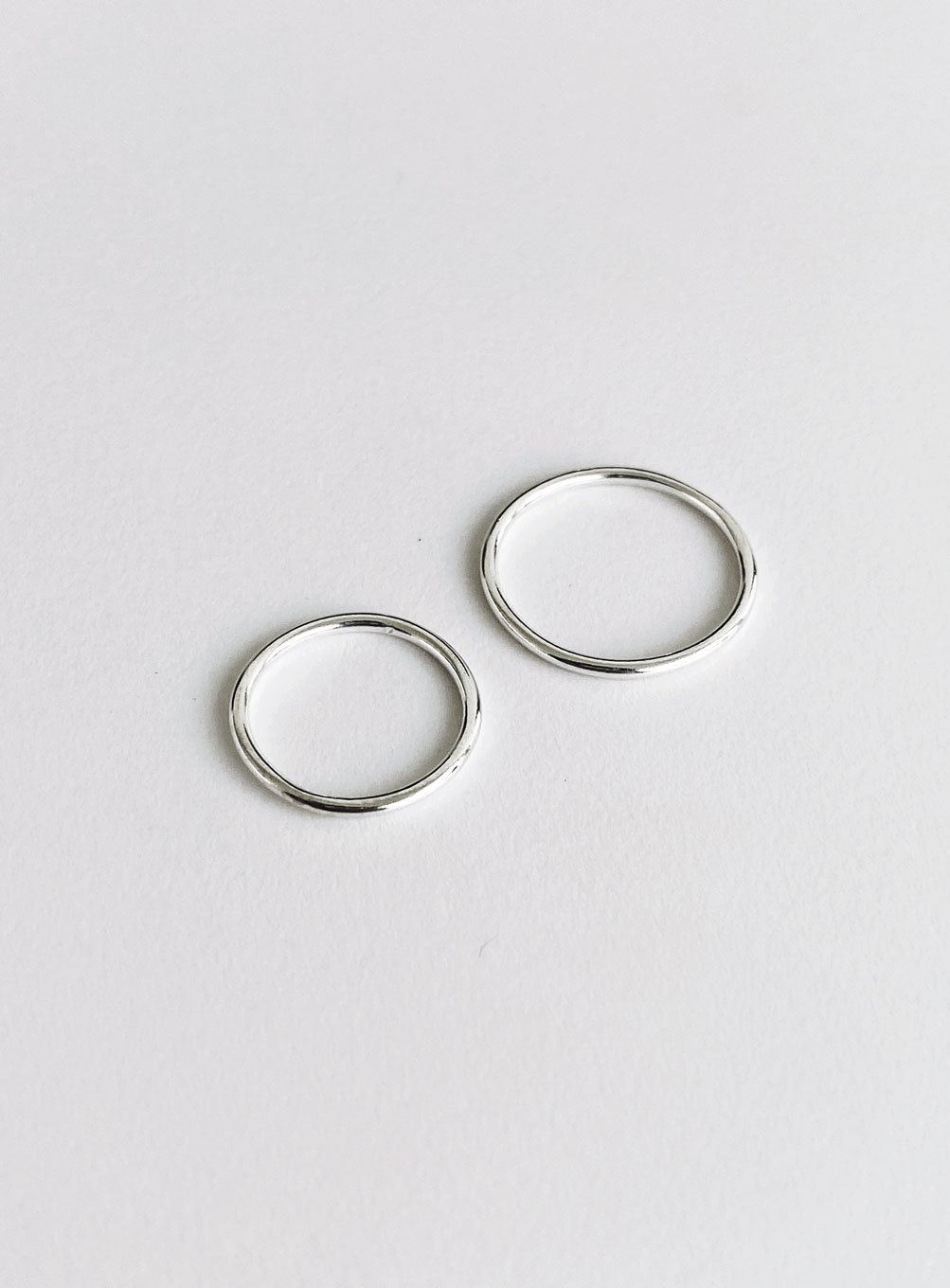 Basic silver ring (1+1)