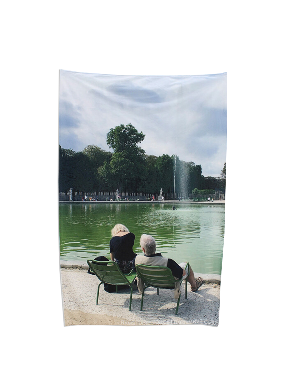 Paris : Tuileries Garden blanket