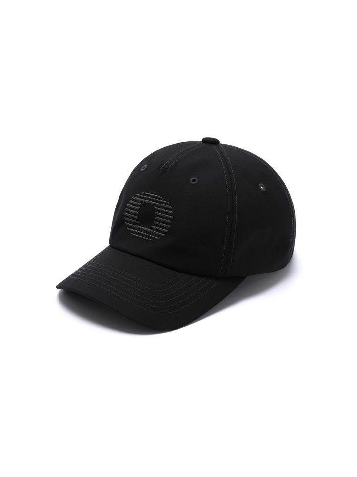 Oval Logo Cap Black