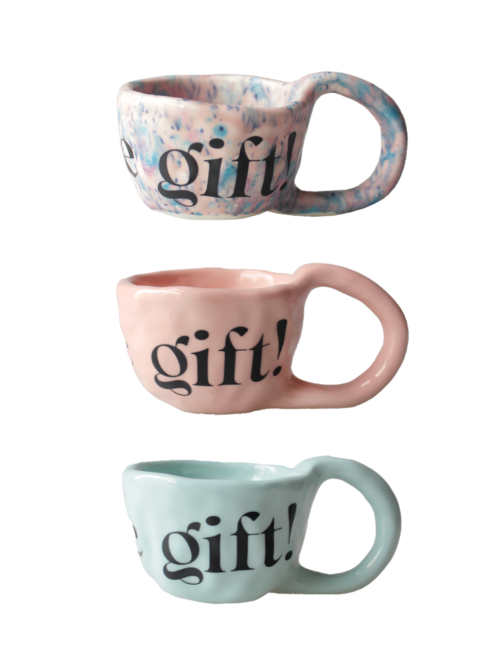 [ONLY TAB] &#039;feel like gift!&#039; ugly mug (3color)