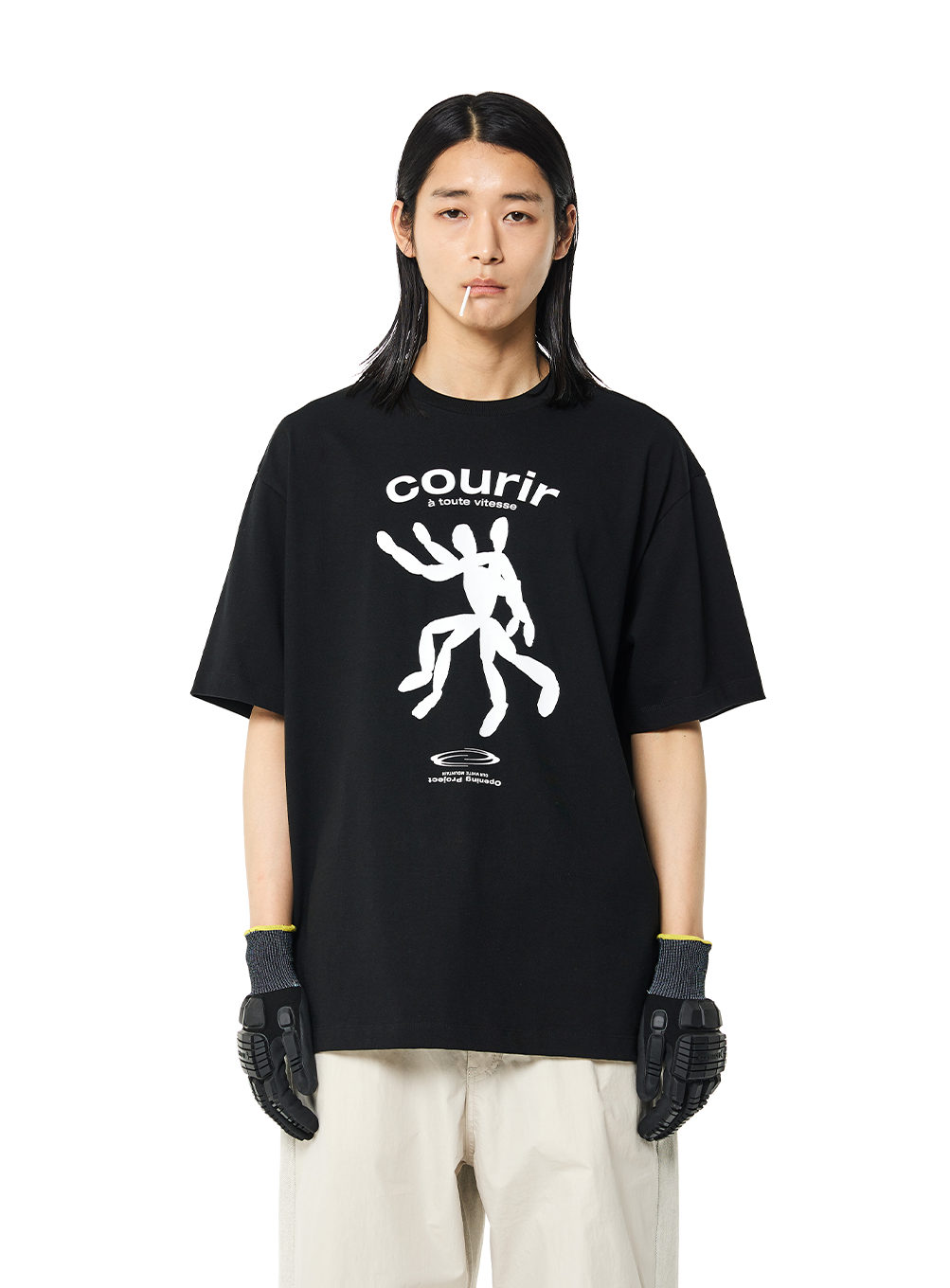Courir T Shirt_Black