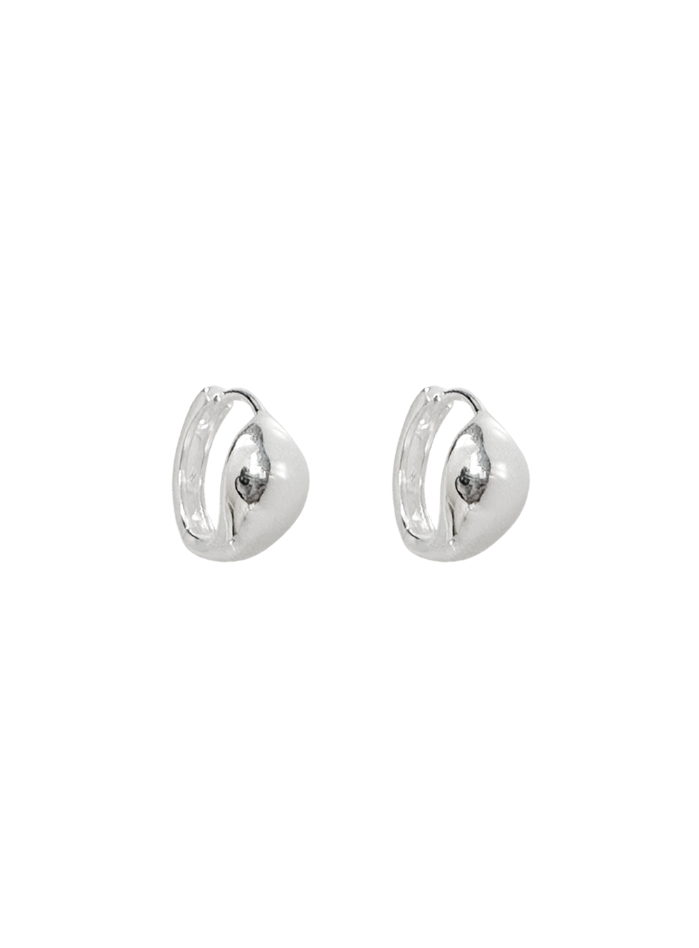 Water drop Ring earrings