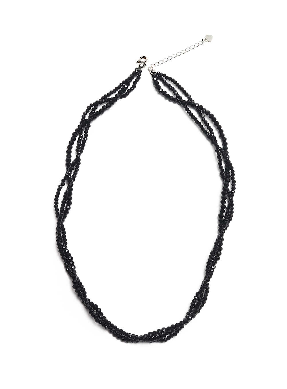 twist necklace (black)