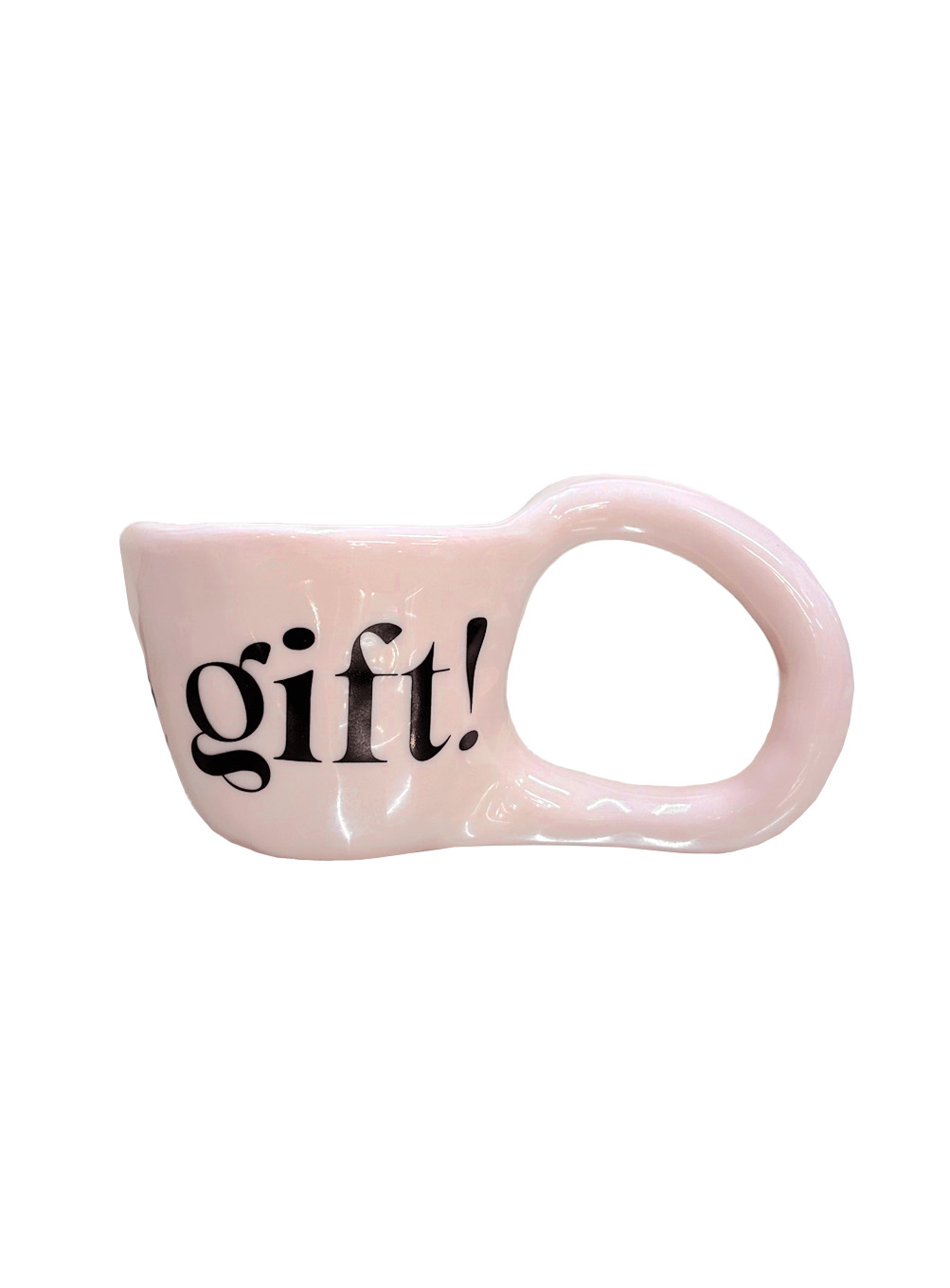 [ONLY TAB] &#039;feel like gift!&#039; ugly mug (pink)