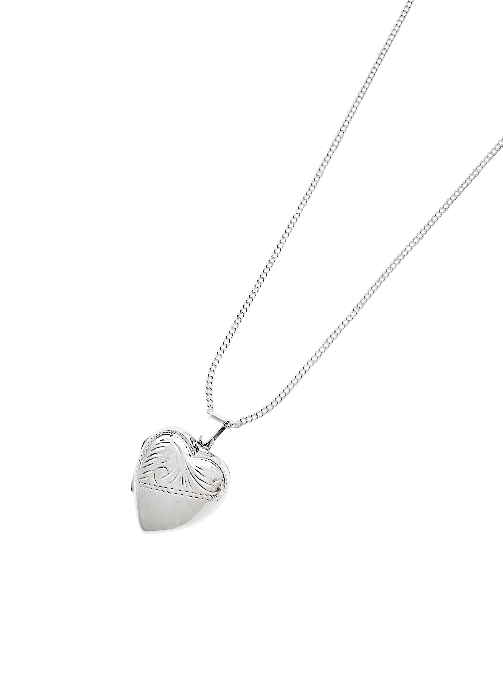 Opening heart necklace