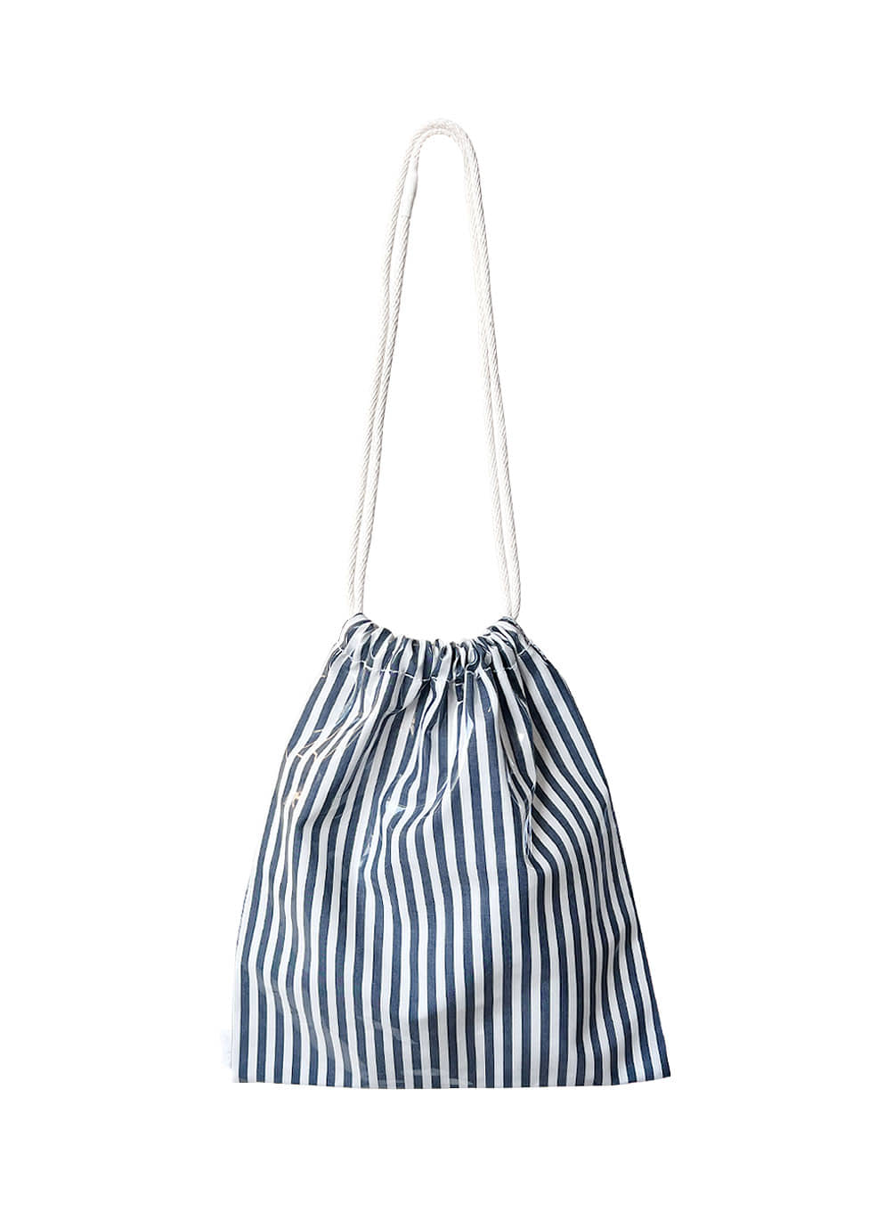 [30% SALE] stripe string medium bag  (dk navy)
