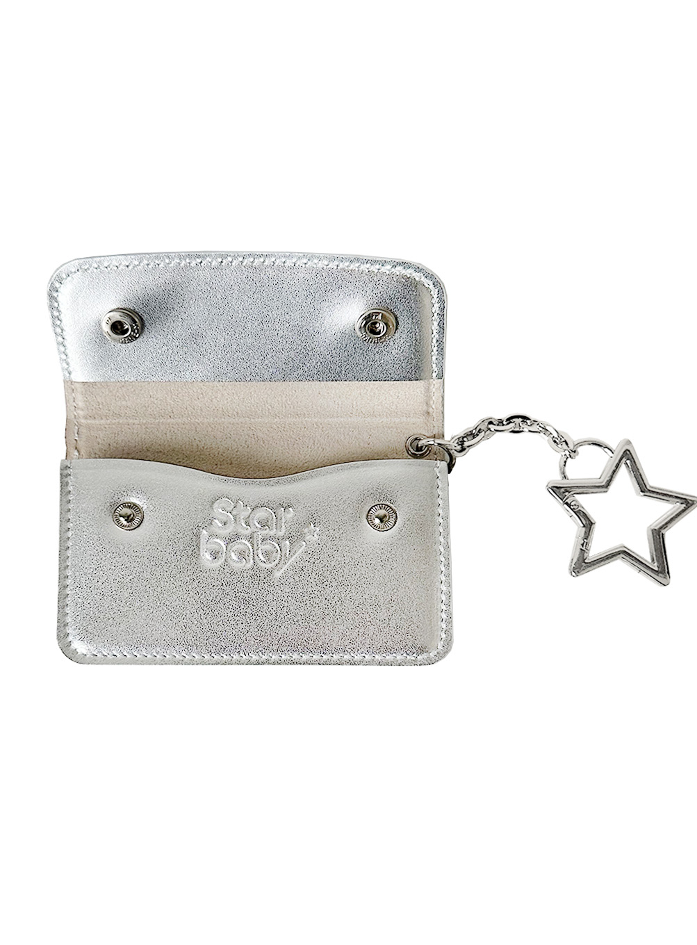 [20% SALE] Star baby accordion card case (silver)