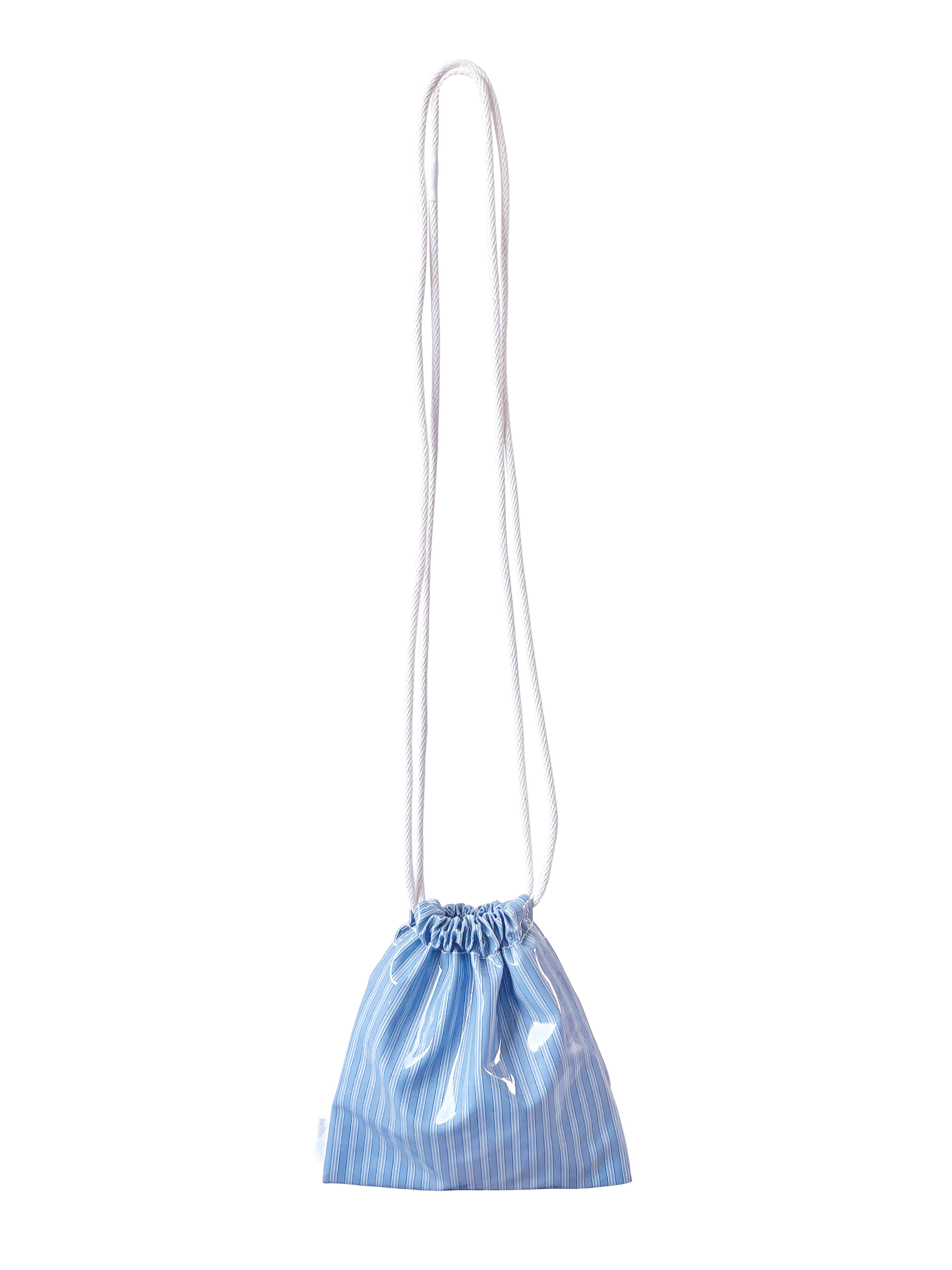 [30% SALE] stripe string small bag  (sax)