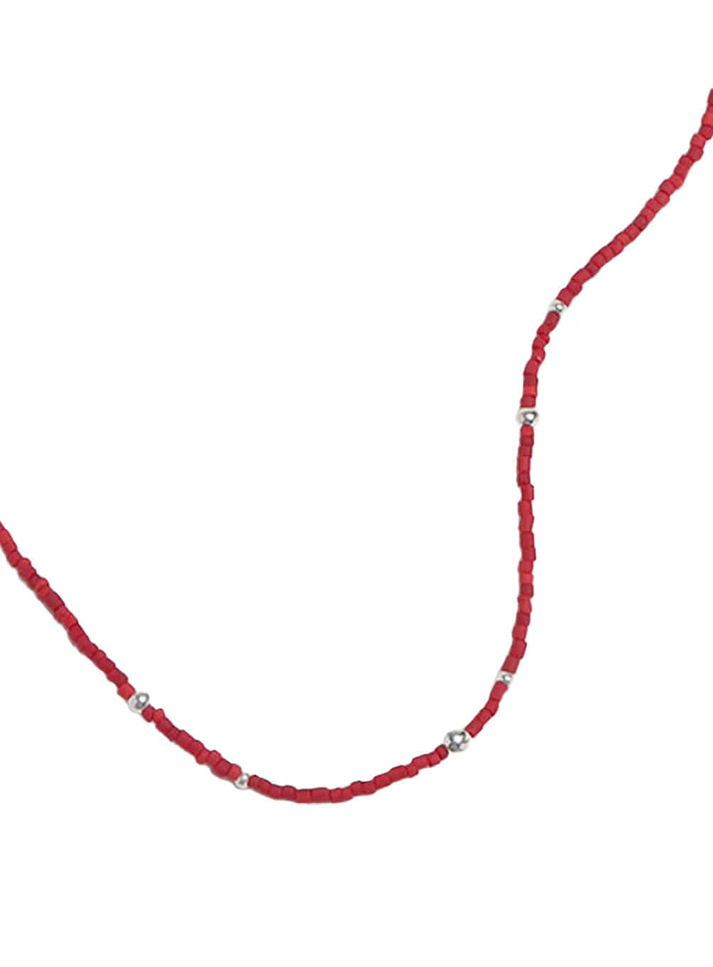 red mix necklace