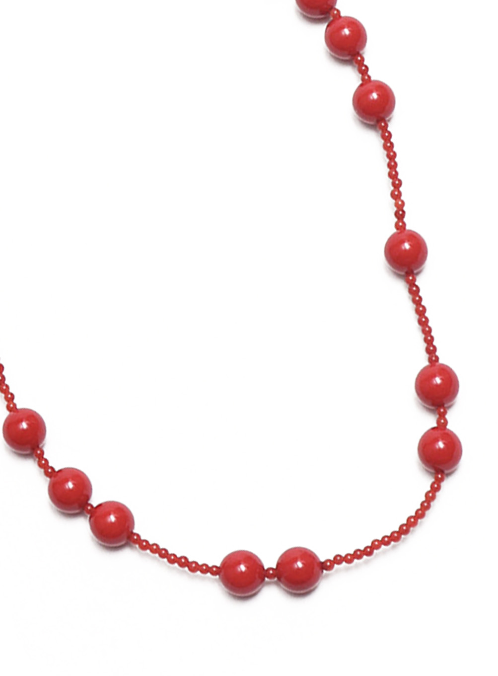 dot dots necklace (red)