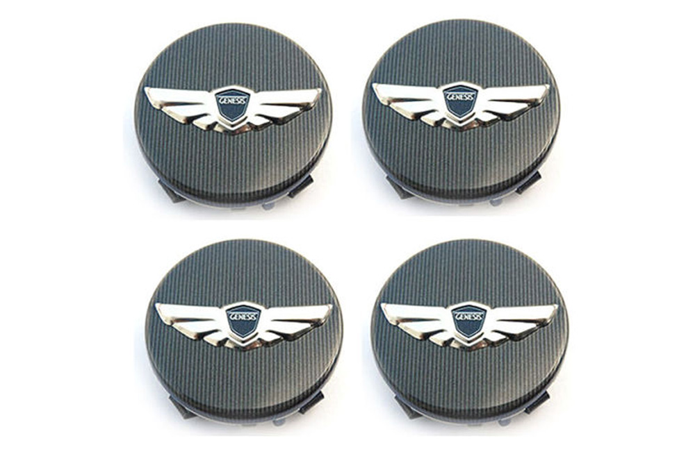 Wheel Center Caps Covers 17" / 19" Emblem (Fits: HYUNDAI 2010-2016 Genesis  Sedan) - Tauro (full swing international)