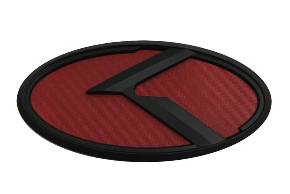 3D K Logo Emblem Black Edition Set (Fits: KIA Sportage ) - Tauro (full  swing international)