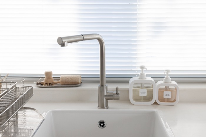 SUS 304 stainless steel modern sink faucet A-shaped faucet