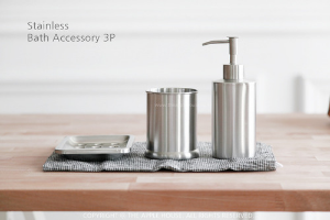 스텐레스 Bath 악세사리  - 욕실 화장실 펌프 디스펜서 양치컵 칫솔꽂이 양치컵