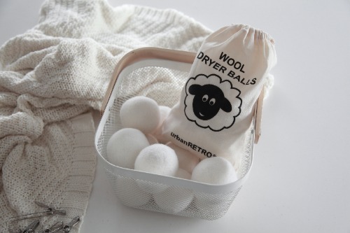 Urban Retro Natural Wool Ball Dryer Ball Natural Fabric Softener