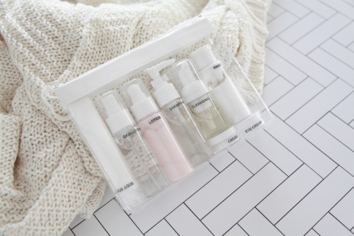 Travel Cosmetic Shampoo Pouch 8P Set
