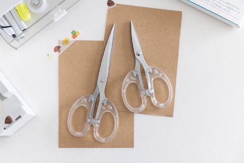 Translucent Handle Scissors Student Scissors Office Scissors