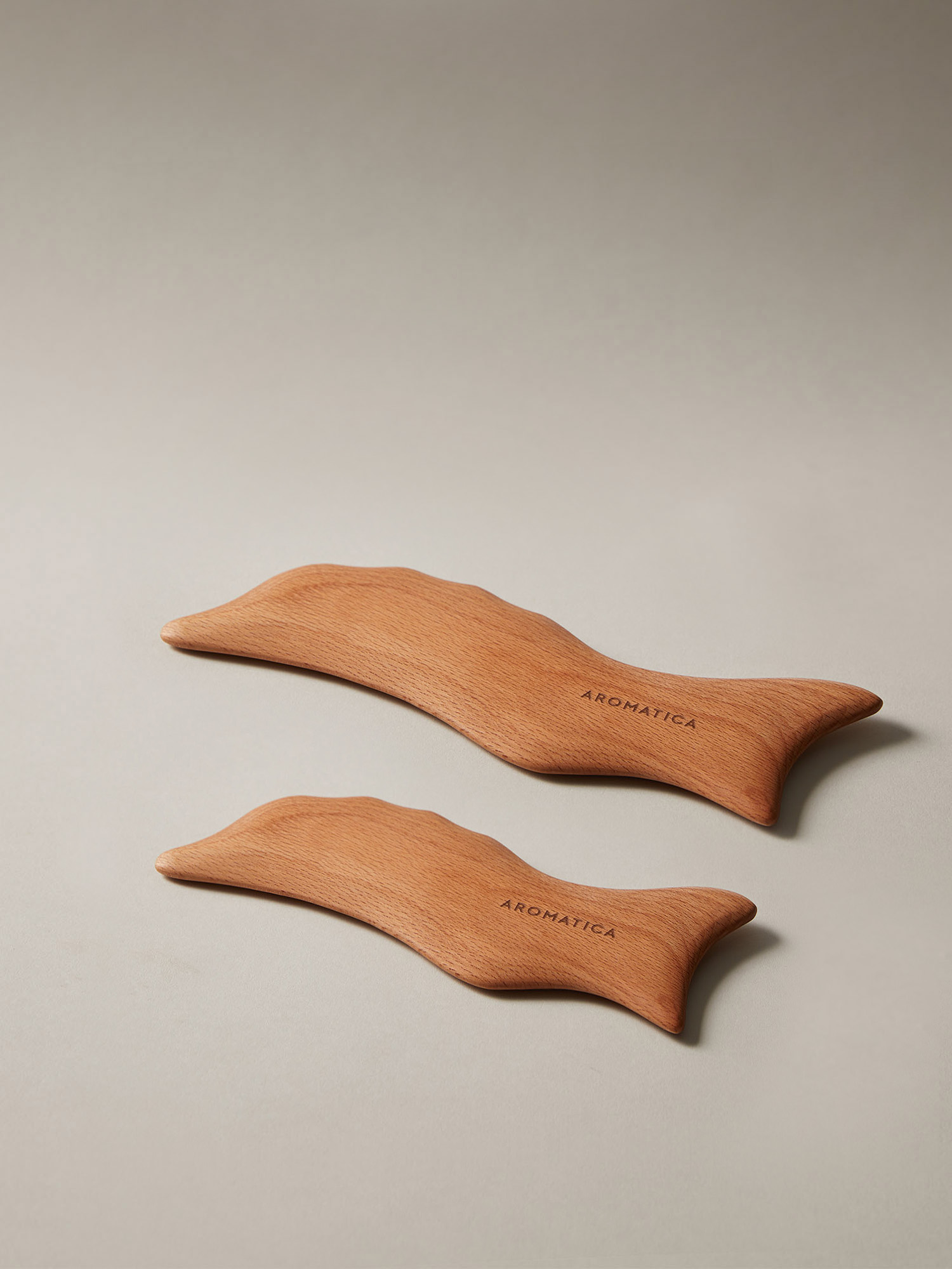 Wood Dolphin Face &amp; Body Massage Tool