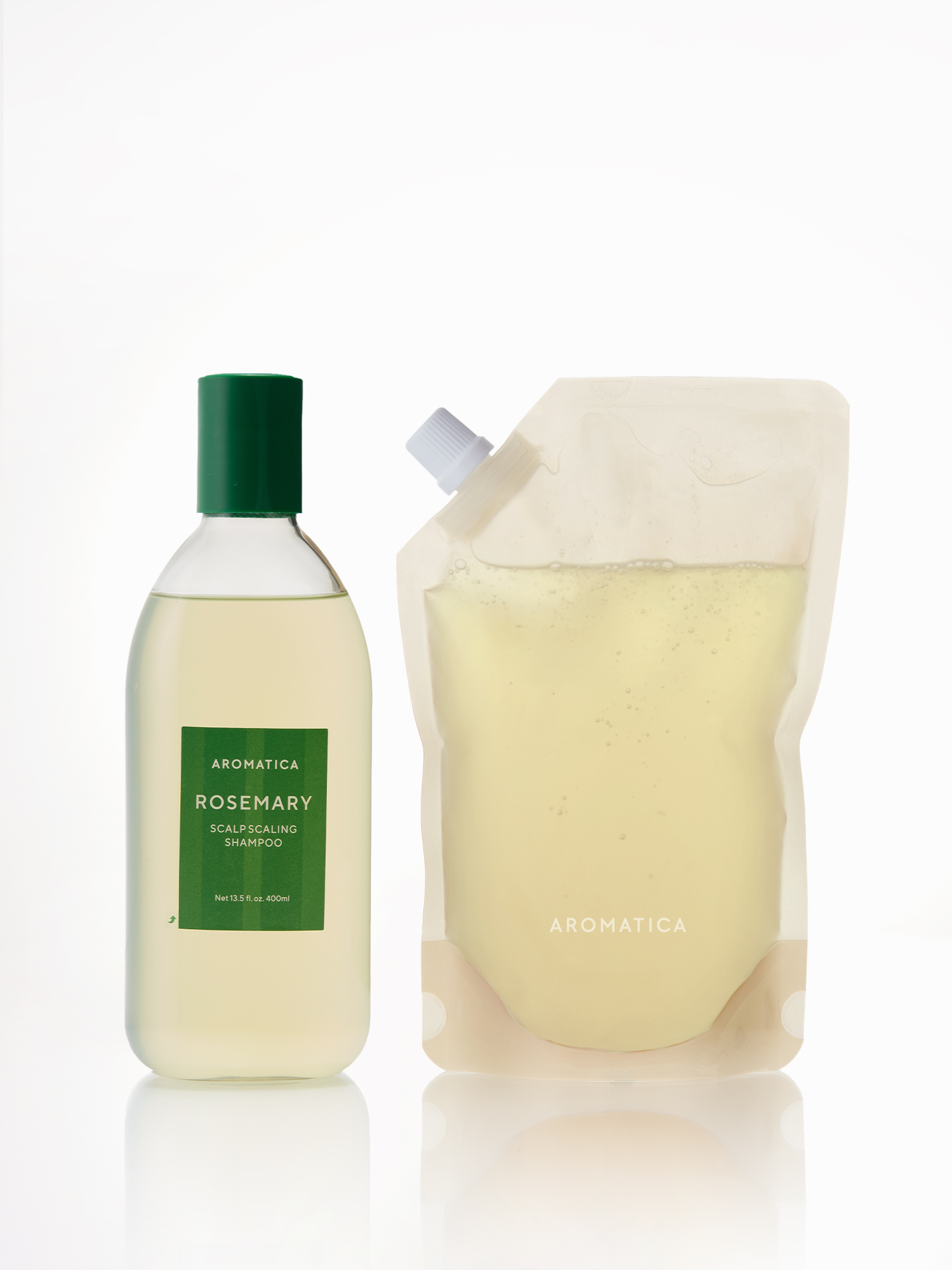 [탈모케어] 로즈마리 스칼프 스케일링 샴푸 400ML+리필 500ML