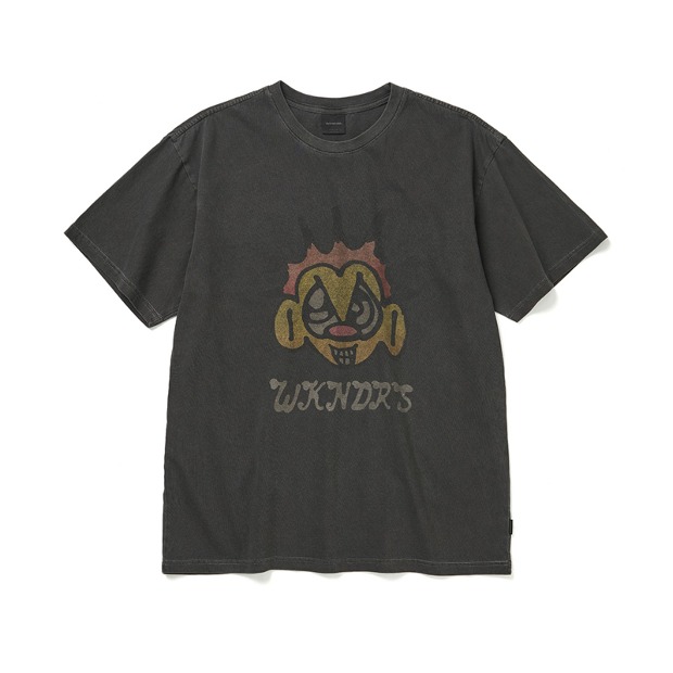 위캔더스 페이스 로고 티셔츠 FACE LOGO T-SHIRT (Charcoal)