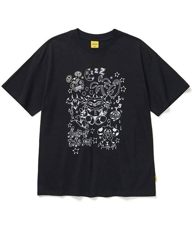 위캔더스 솝스 콜리지 티셔츠 SOBS COLLAGE T-SHIRT (Black)