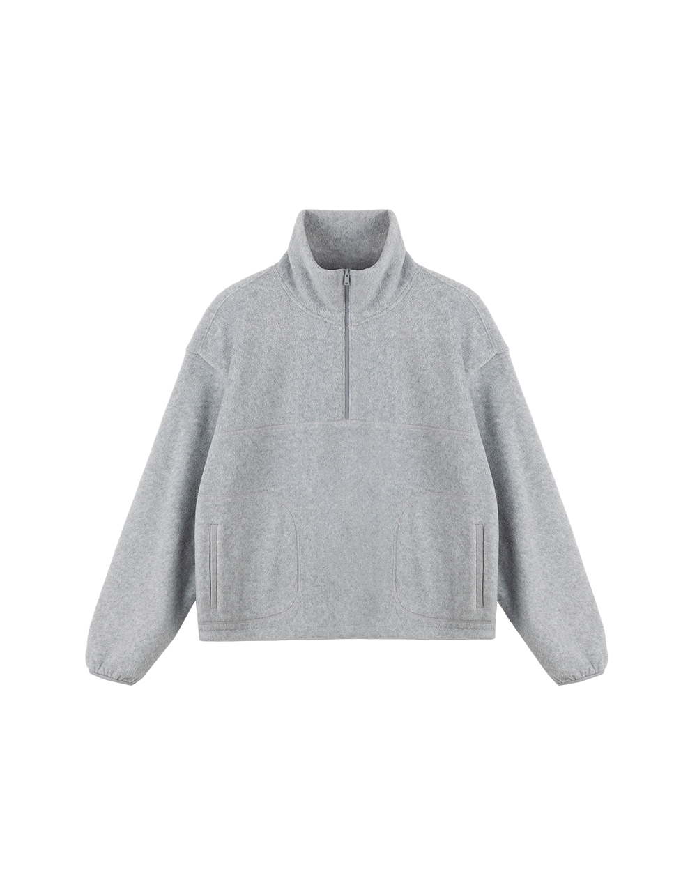 플리스 하프 바카라 디시 스웻셔츠