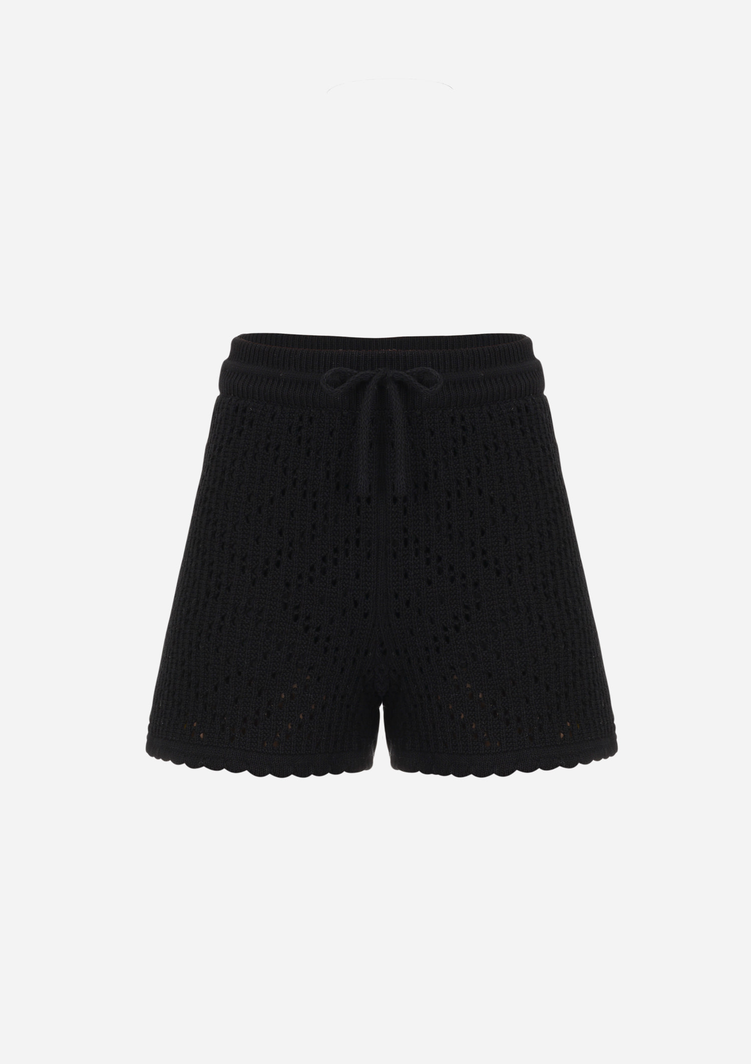 [EXCLUSIVE] Punching cotton shorts - black