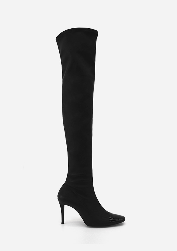 Kylie lambskin knee high boots