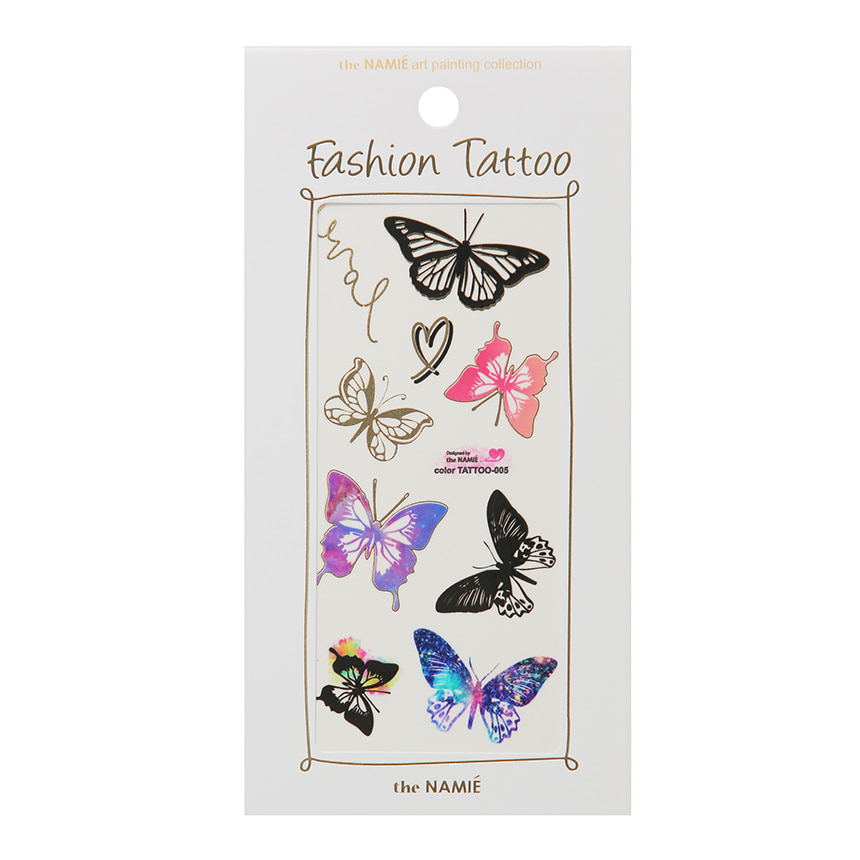 더나미애샵color tattoo-005 나비 축제네일아트스티커