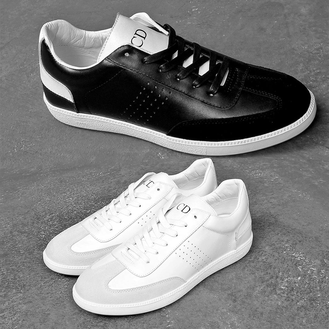 Simple Leather Runner Sneakers 518