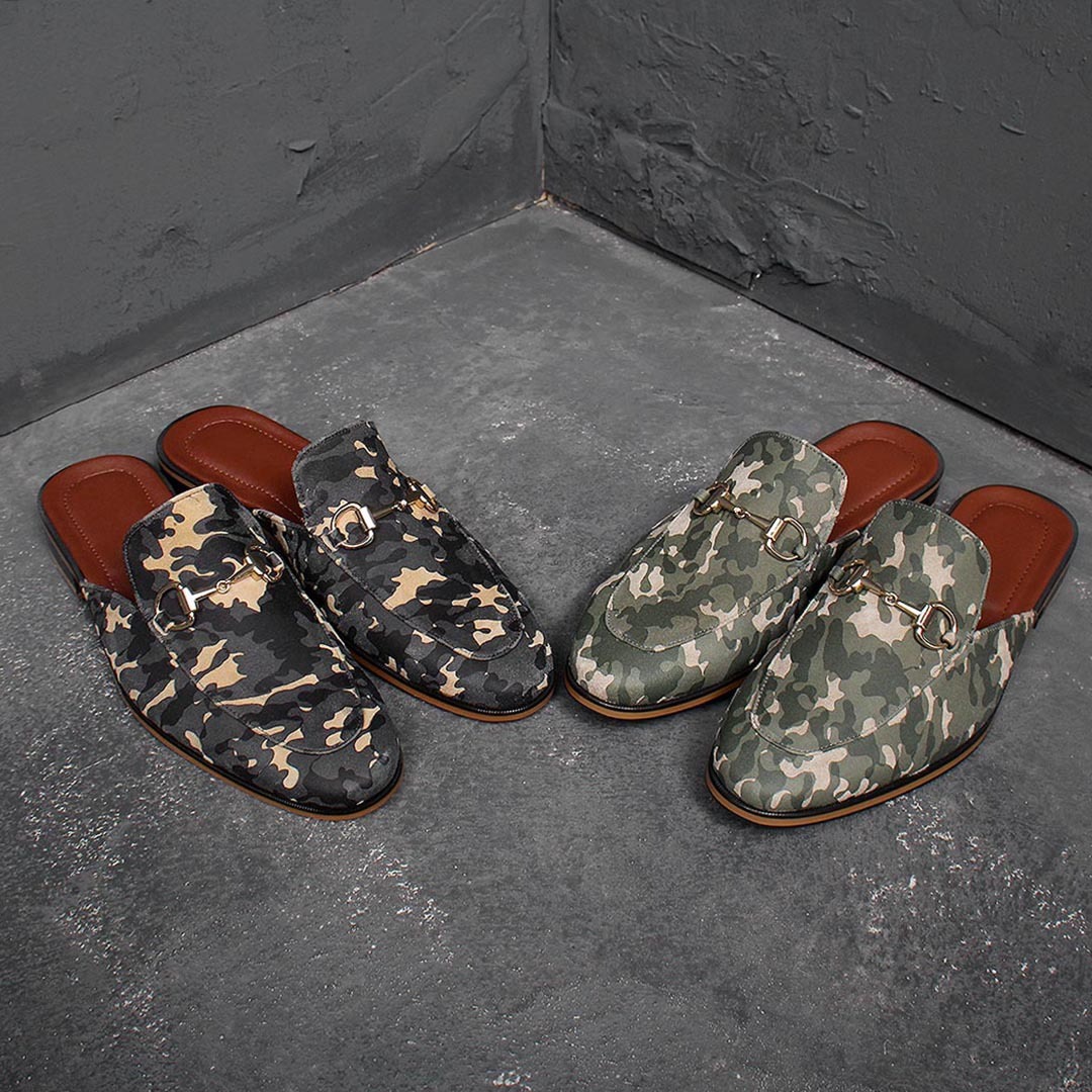 Camouflage Handmade Leather Bloafer 1987