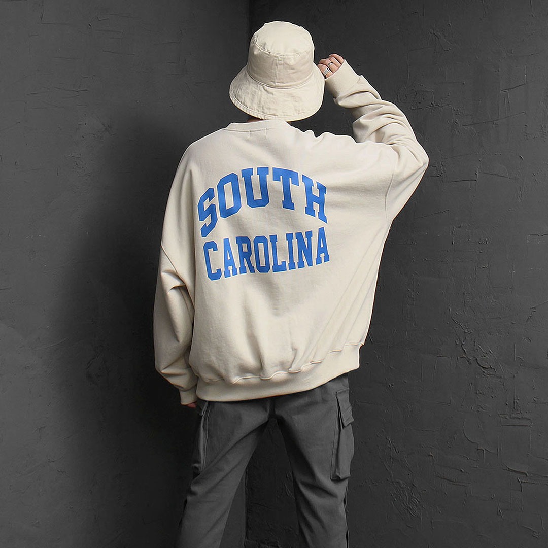 South Carolina Printing Oversized Fit Sweatshirt 2904