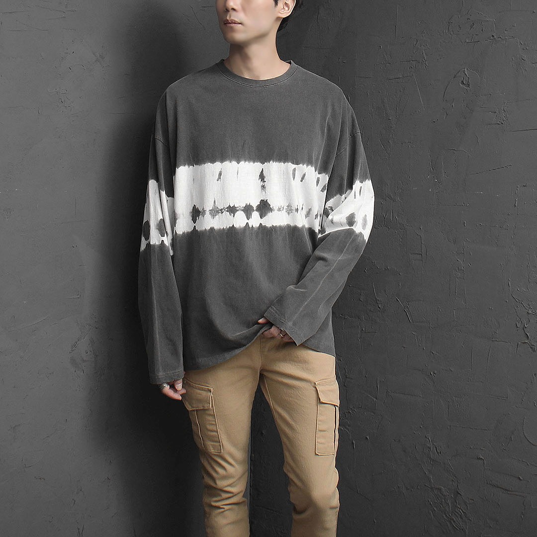 Middle Hand Dyeing Long Sleeve Tee 1952