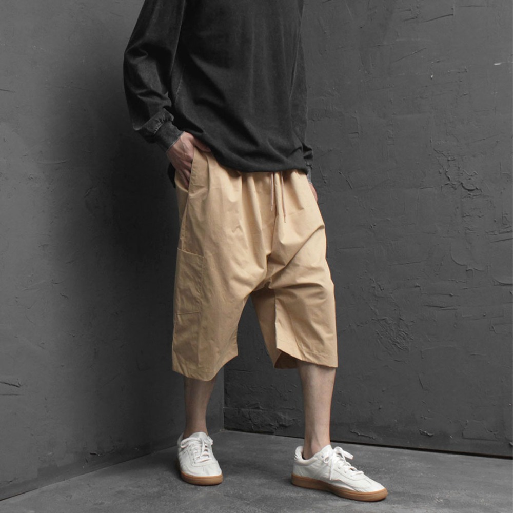 Wide 3/4 Length Cargo Baggy Shorts 4349