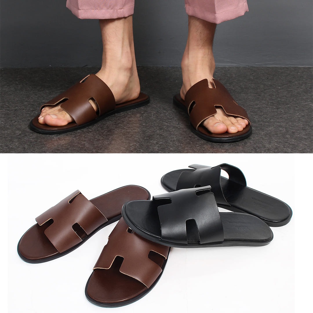 Open Toe Leather Sandals