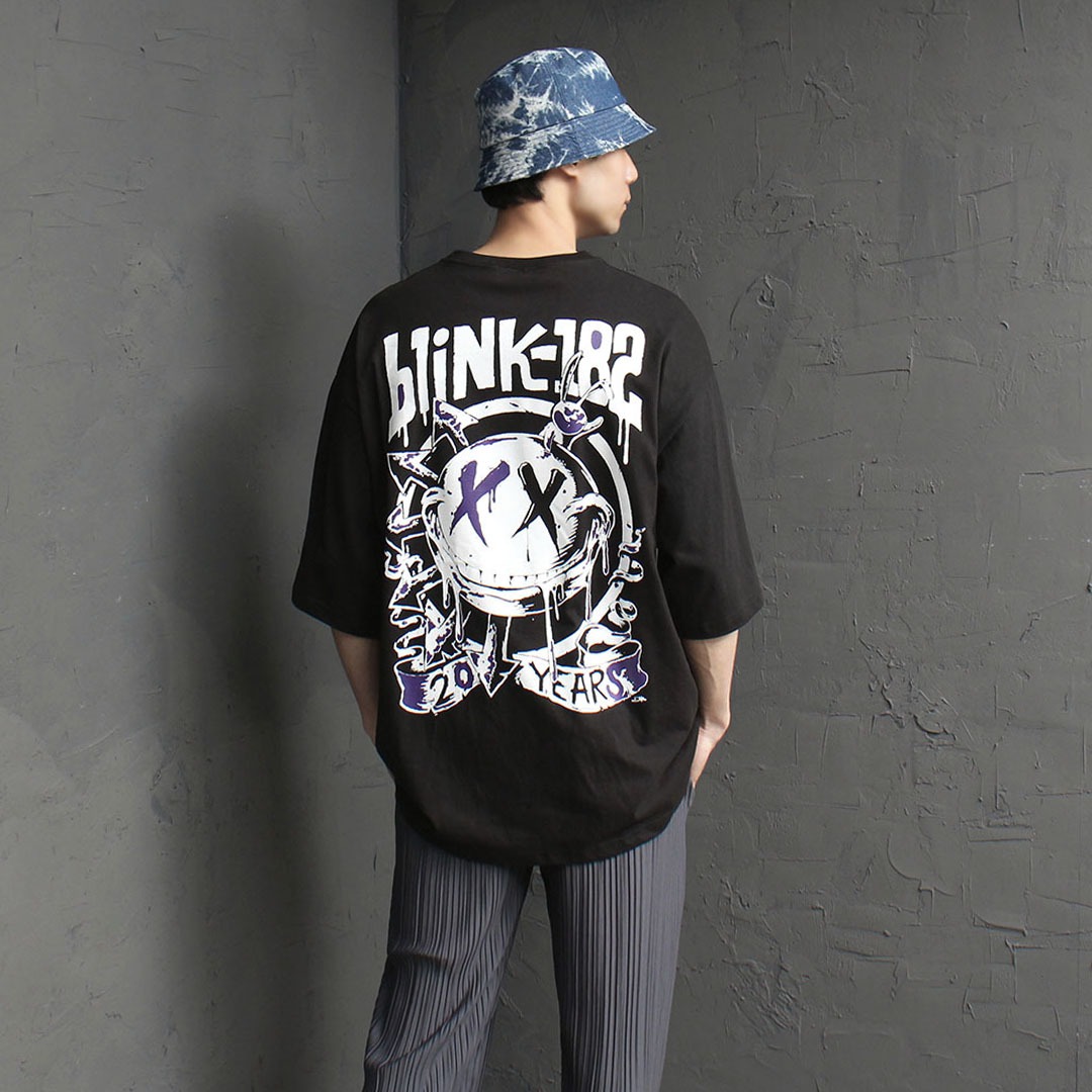 BLINK 182 Printing Oversized Fit Tee 3337