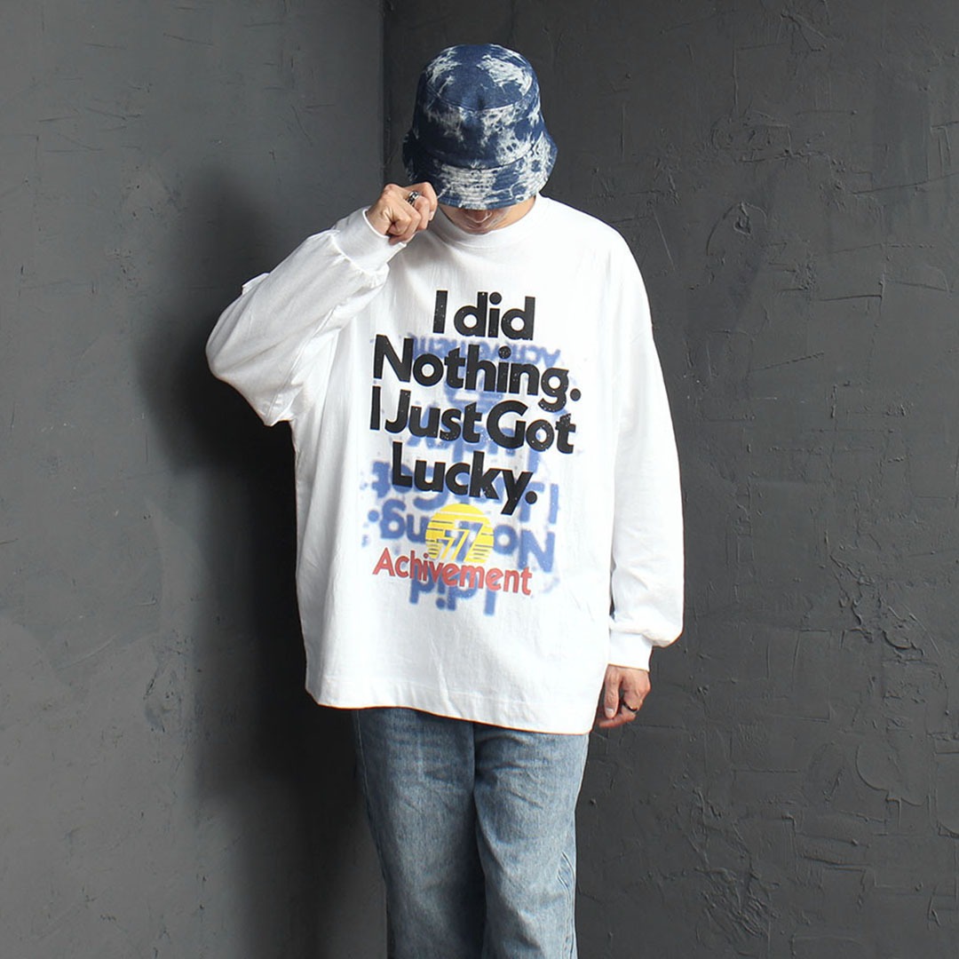 Lucky Printing Oversized Fit Tee 3360