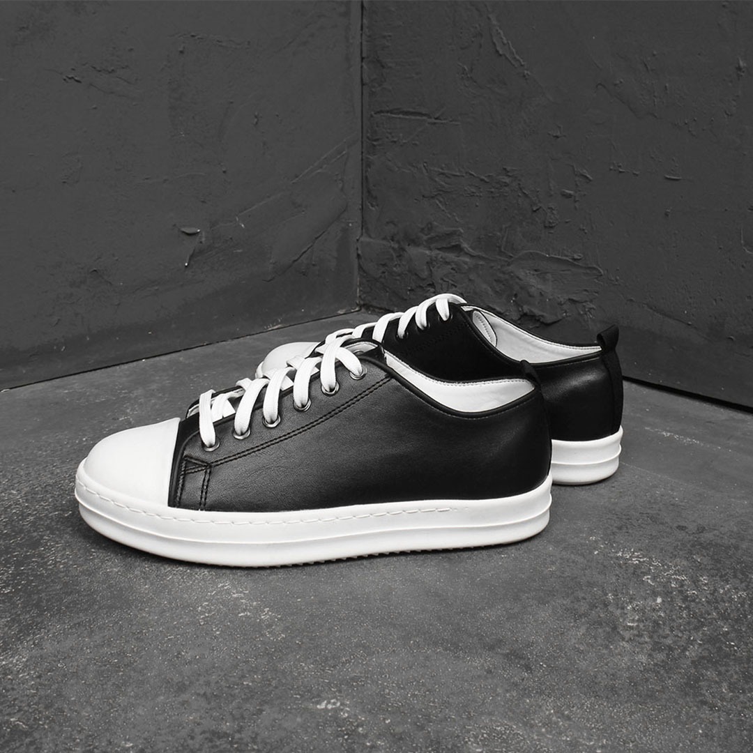 Daily Basic Synthetic Leather Sneakers 3650