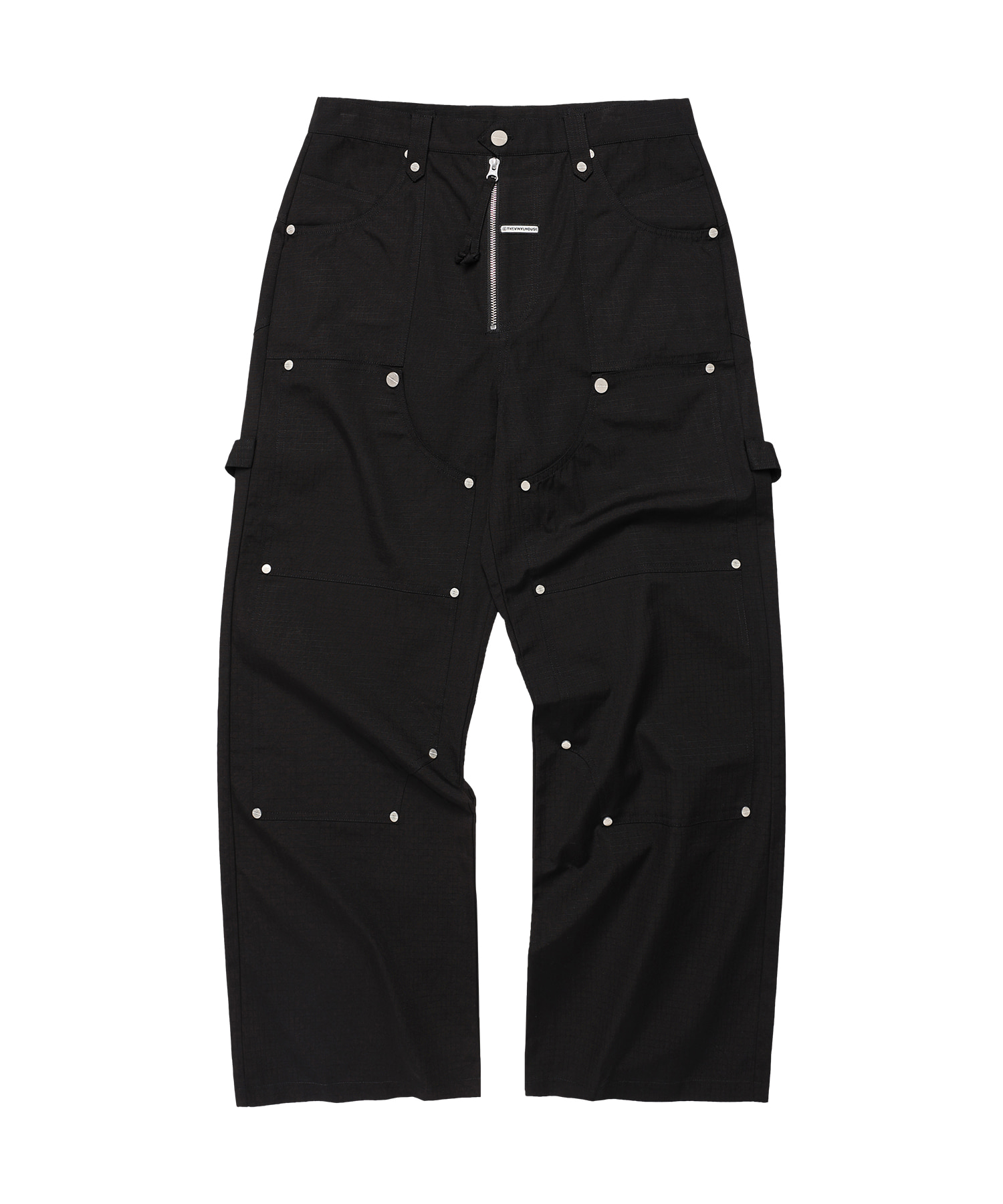 美品 enof open knee nylon pants black L ENOF（イナフ）の「open knee nylon pants（その他パンツ）」 - WEAR