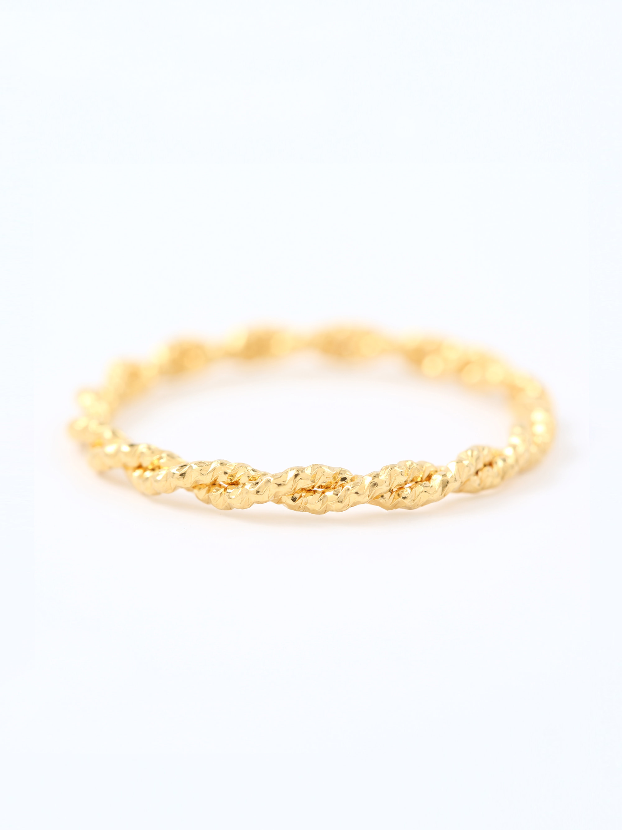 ROPE TWIST RING (GOLD)