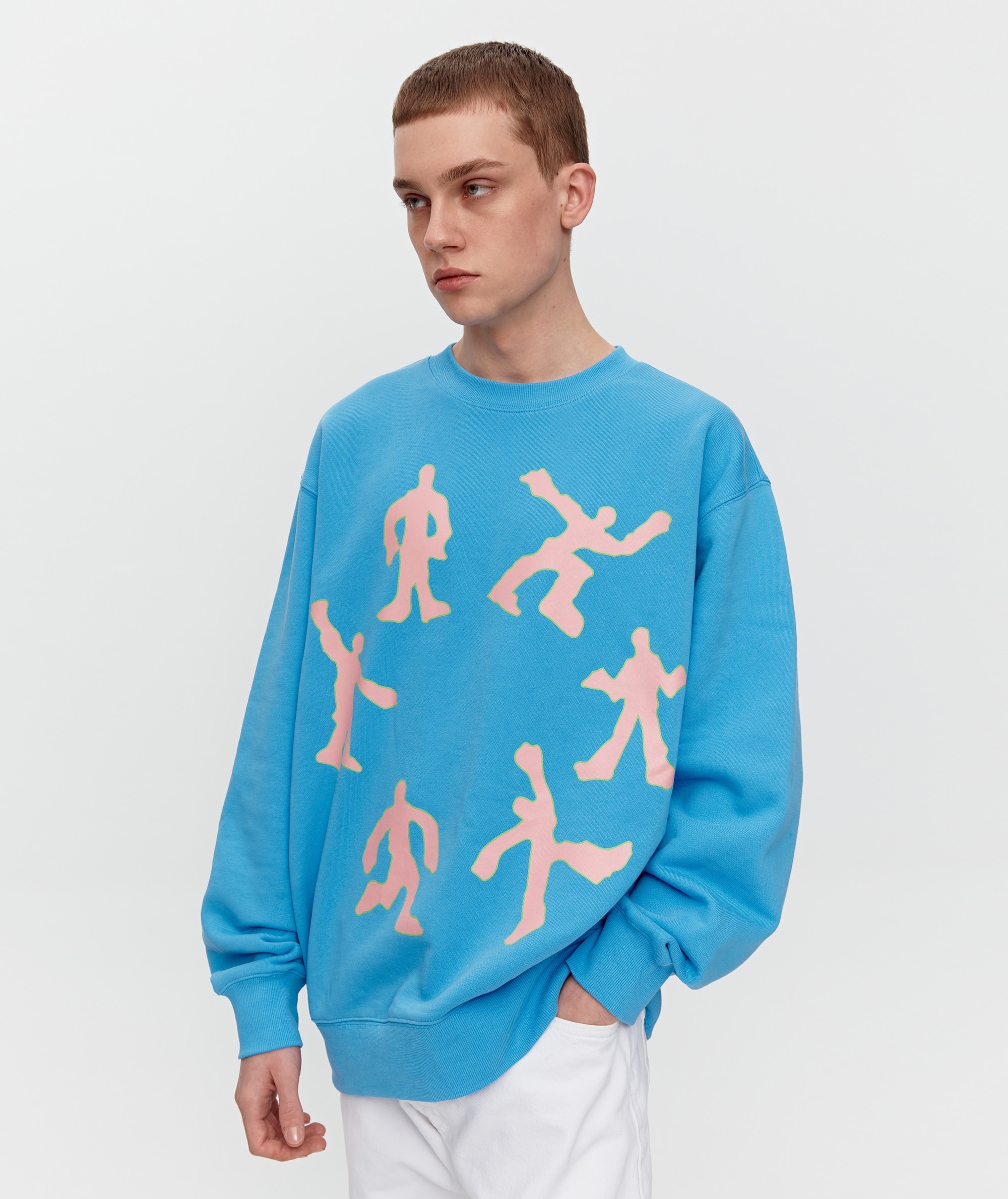 Round Dance Sweatshirt [Light Blue]
