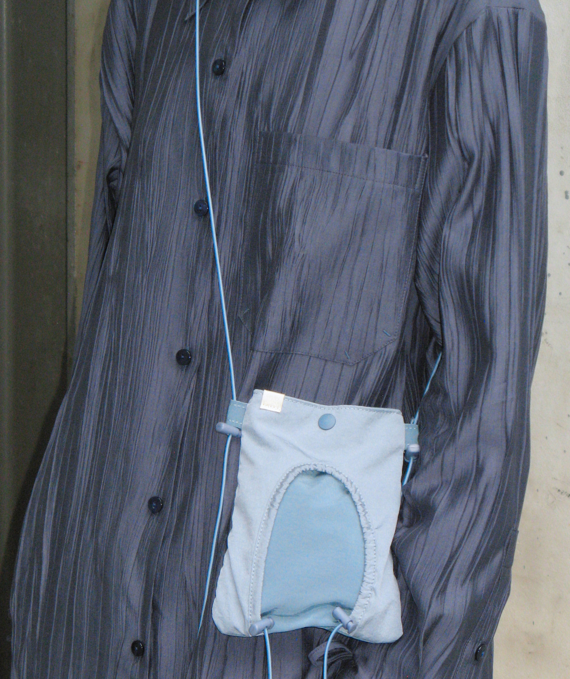 Nylon Mini Bag [Blue]