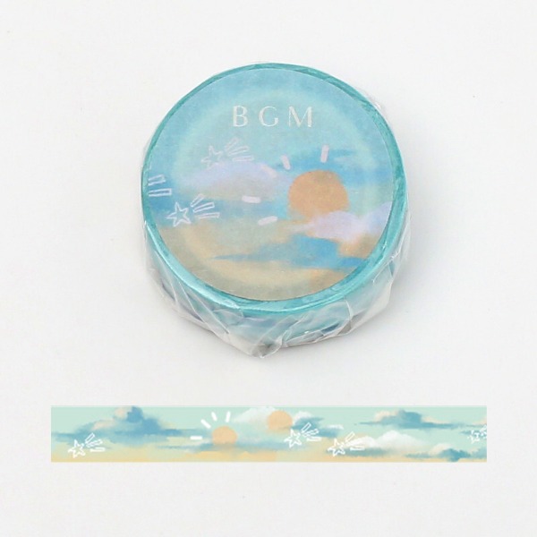 BGM 마스킹테이프 15mm : 맑은 하늘샐러드마켓