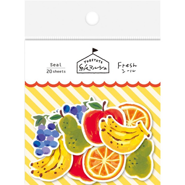 후루카와 마르쉐 조각 스티커 : 과일샐러드마켓
