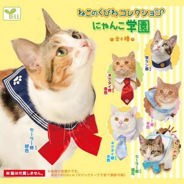 고양이 냥코학원 컬렉션 코스튬 가챠 / 학교 교복샐러드마켓