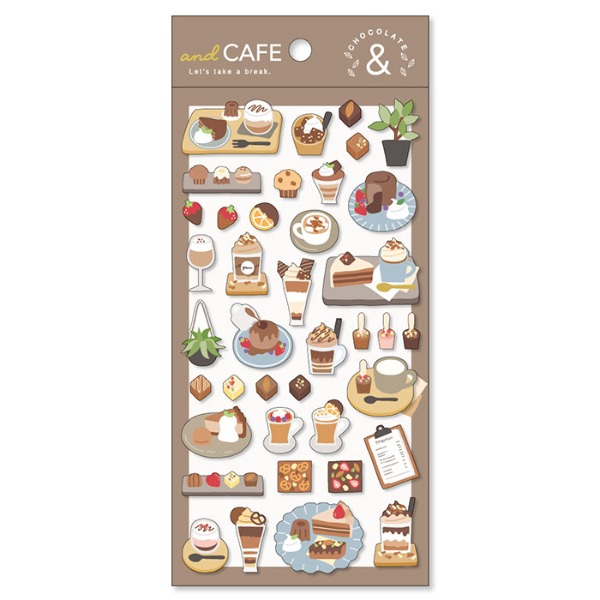 마인드웨이브 앤드 카페 스티커 : 초콜릿샐러드마켓