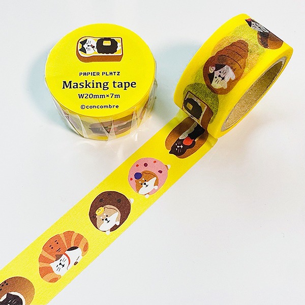파피아프랏츠 concombre 마스킹테이프 20mm : 빵샐러드마켓